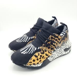 Steve Madden Cliff Hidden Heel Animal Print EUC womens size 7